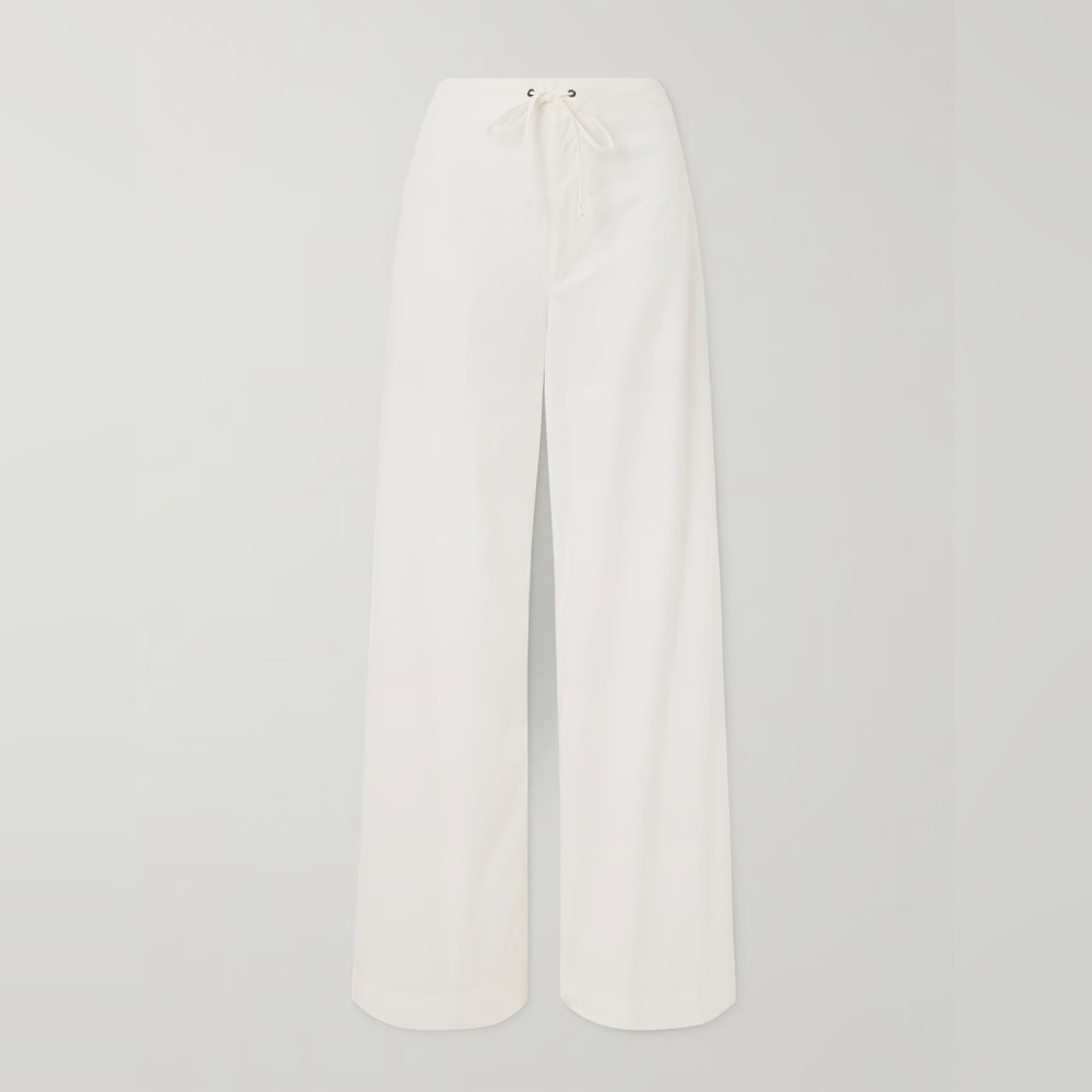 NILI LOTAN Kai cotton wide-leg pants